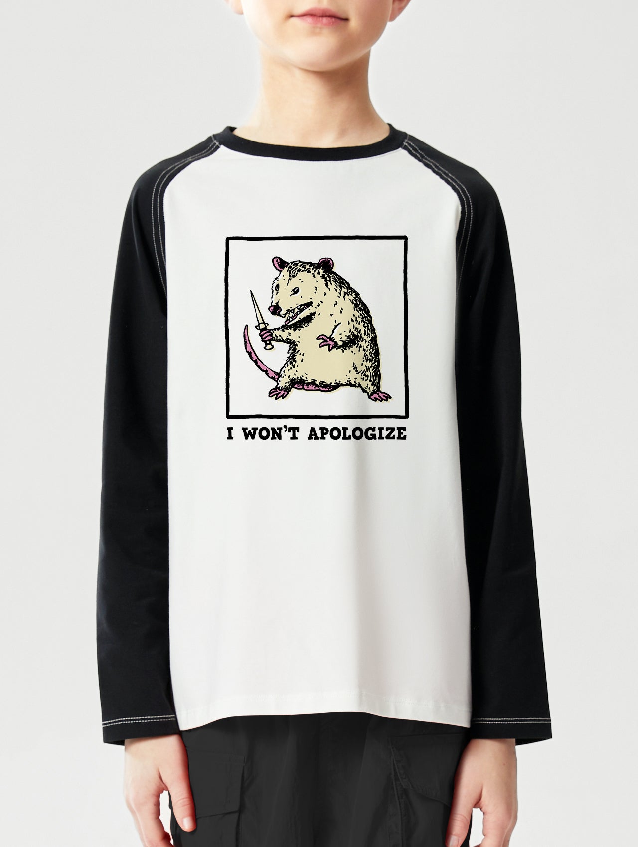 Opossum raglan shirt BY John Davis