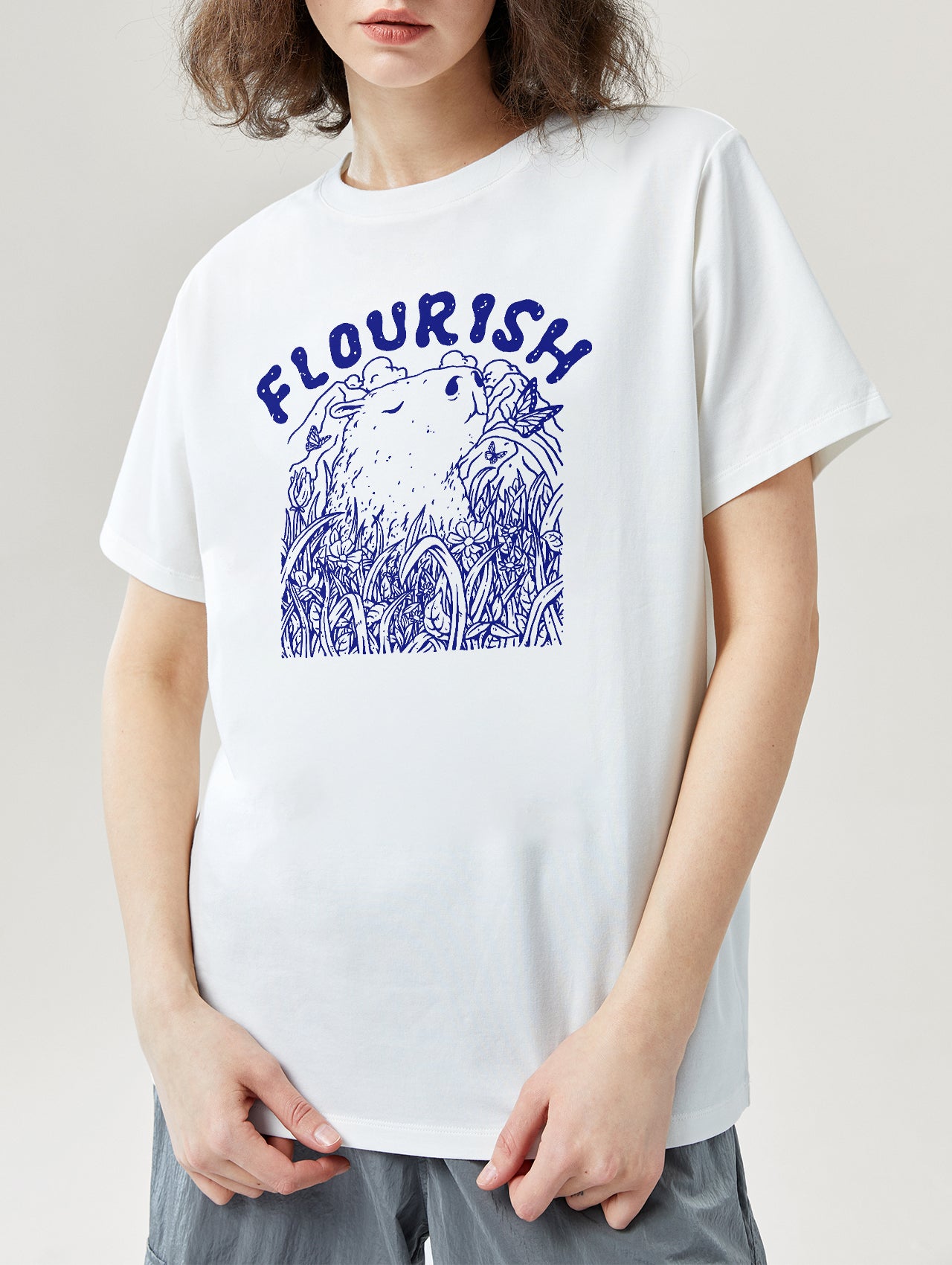 Flourish Capy2 T-shirt BY John Davis