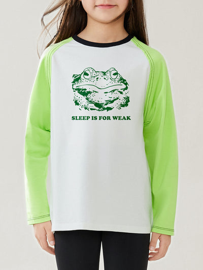 Bullfrog Sleep Raglan Shirt BY John Davis