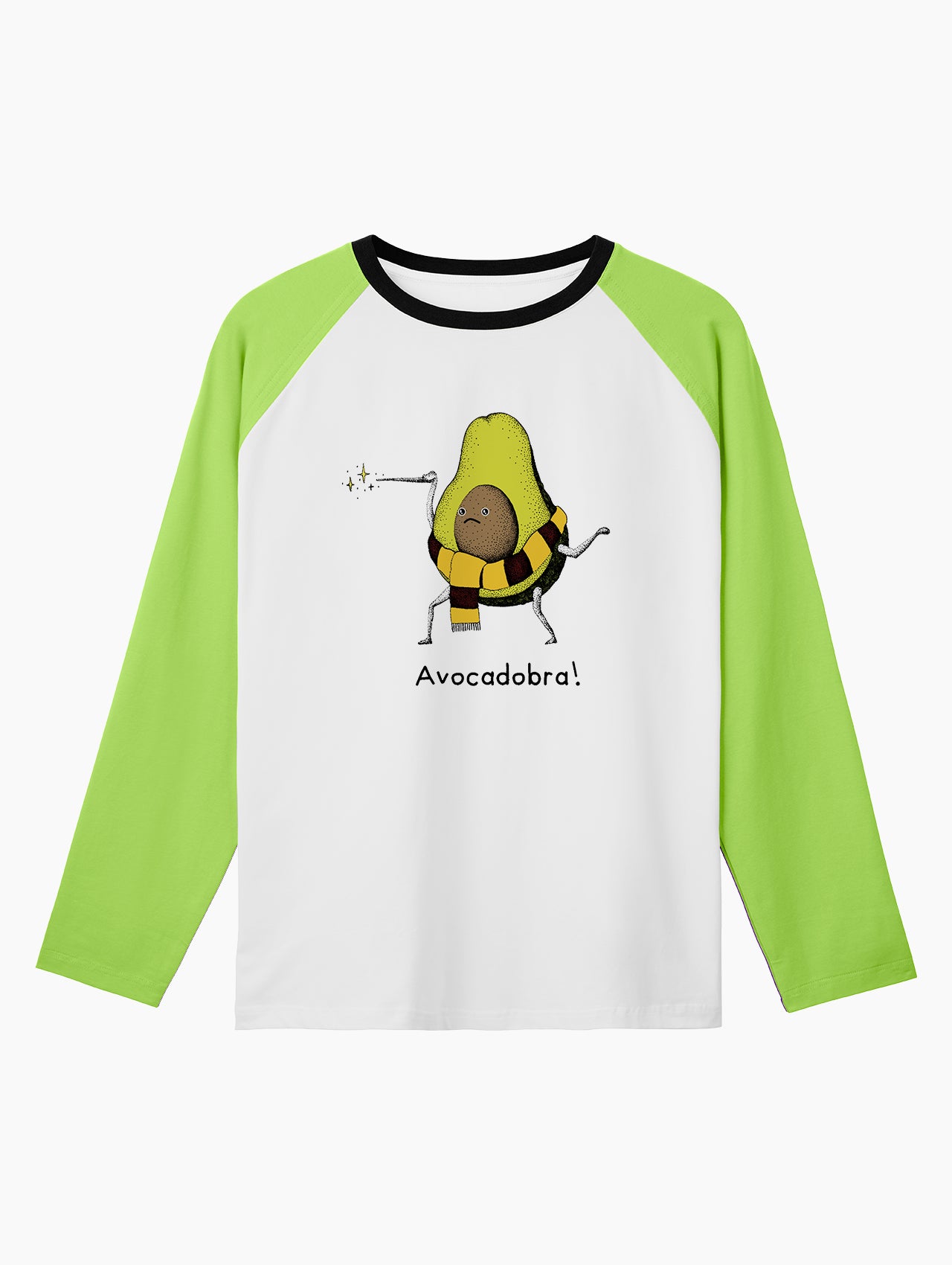 Avocado Wizard Raglan Shirt BY John Davis