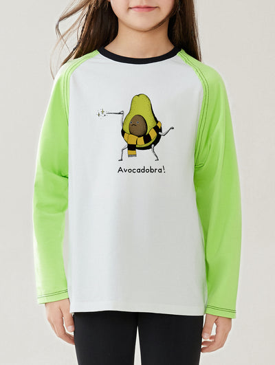 Avocado Wizard Raglan Shirt BY John Davis