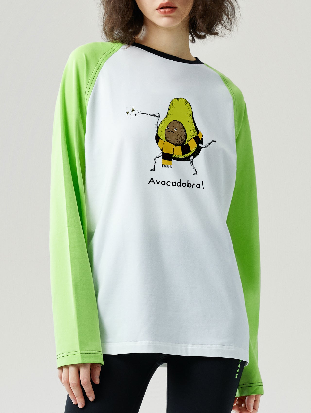 Avocado Wizard Raglan Shirt BY John Davis