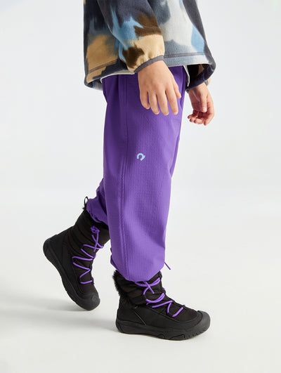 Kids Piled Woven Cargo Pants