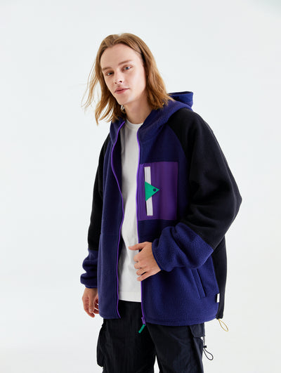 Adult Patchwork Fleece Jacket