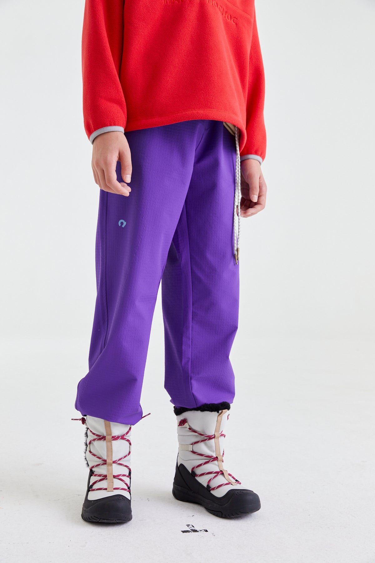 Kids Piled Woven Cargo Pants