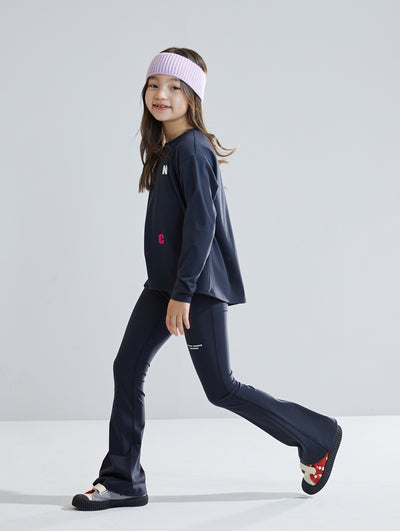 Kids Brushed Cozy Flared Pants