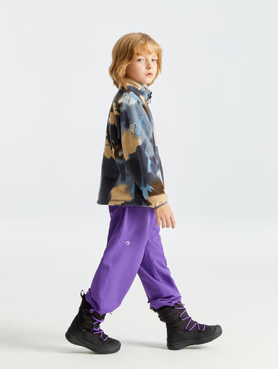 Kids Piled Woven Cargo Pants