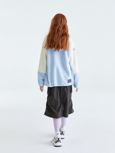 Kids Patchwork Fleece Jacket