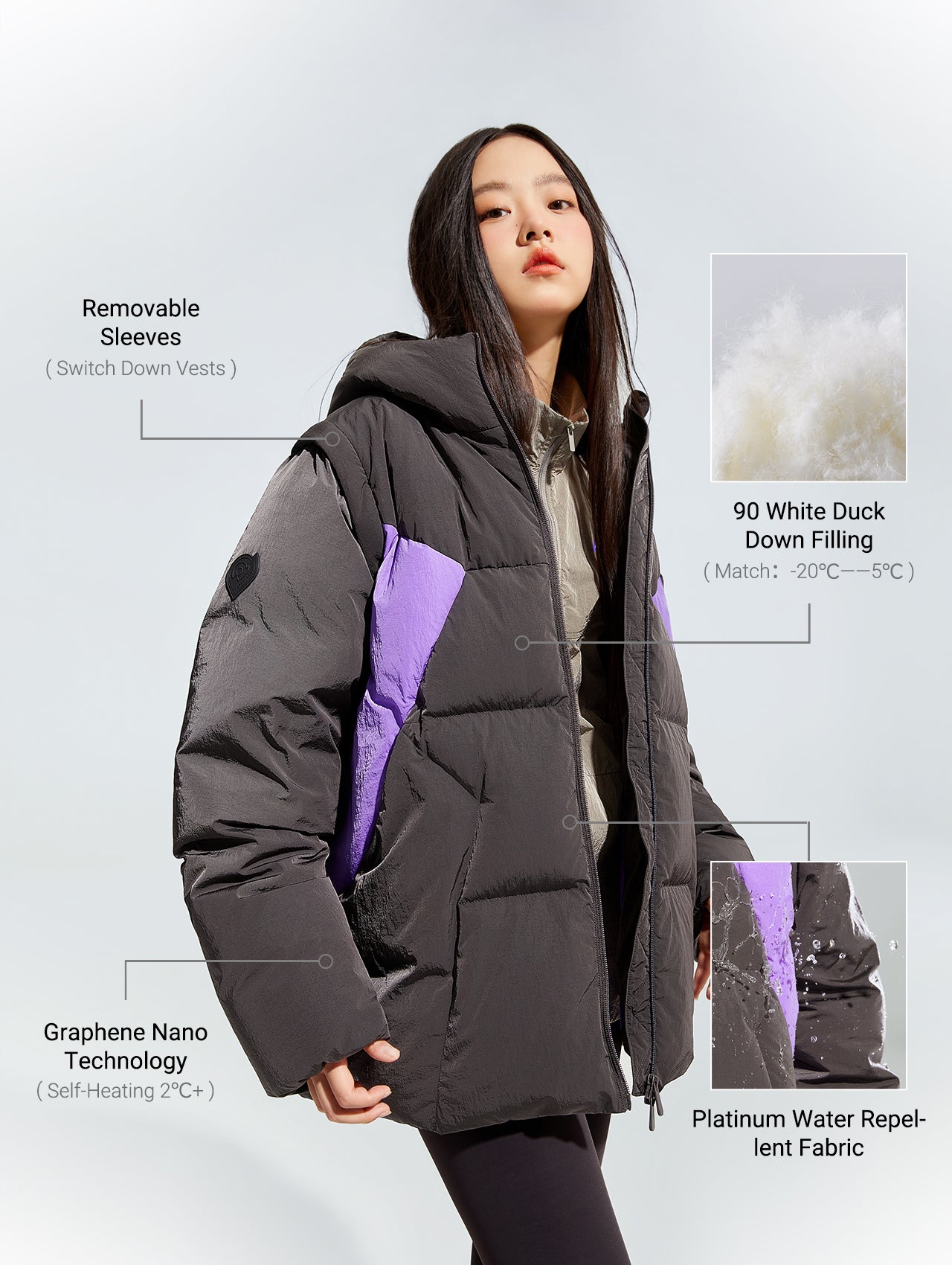 Adult Puffy Down Jacket